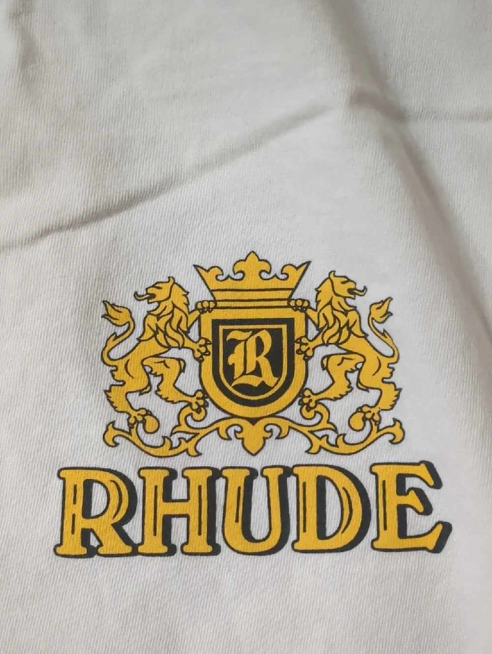 Rhude premium Cresta Cigar Cream Men's Tee Size Large - Picture 7 of 11